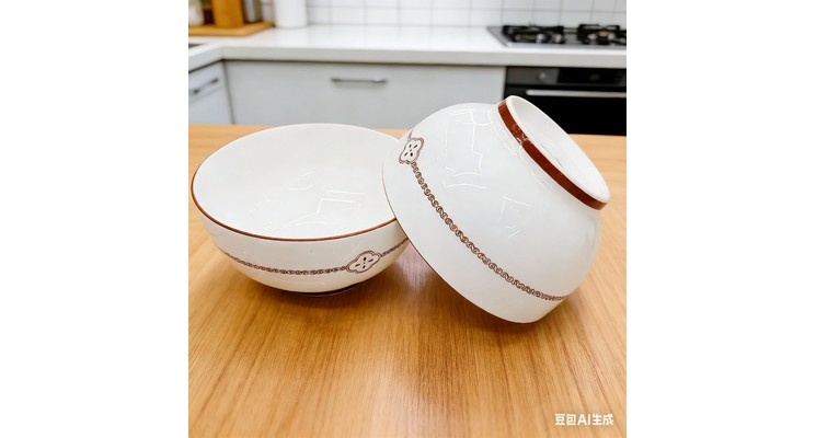 k74679 陶瓷碗 6寸林芝碗（幸运叶) px