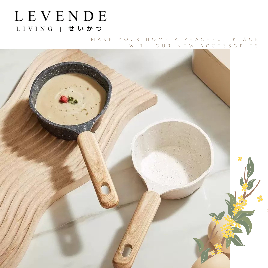 Levende 麥飯石迷你煮醬潑油小鍋