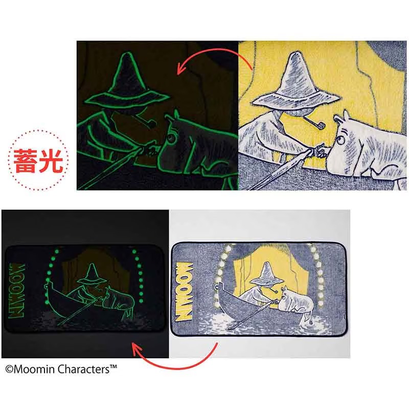 🎀【預訂】Moomin&史力奇發光毛毯  - MonoMaster 2027年1月刊