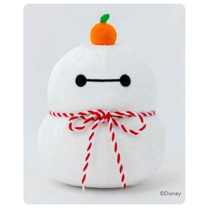 [現貨] [日本直送] BAYMAX 鏡餅毛公仔 約全長12cm {TF2605041}