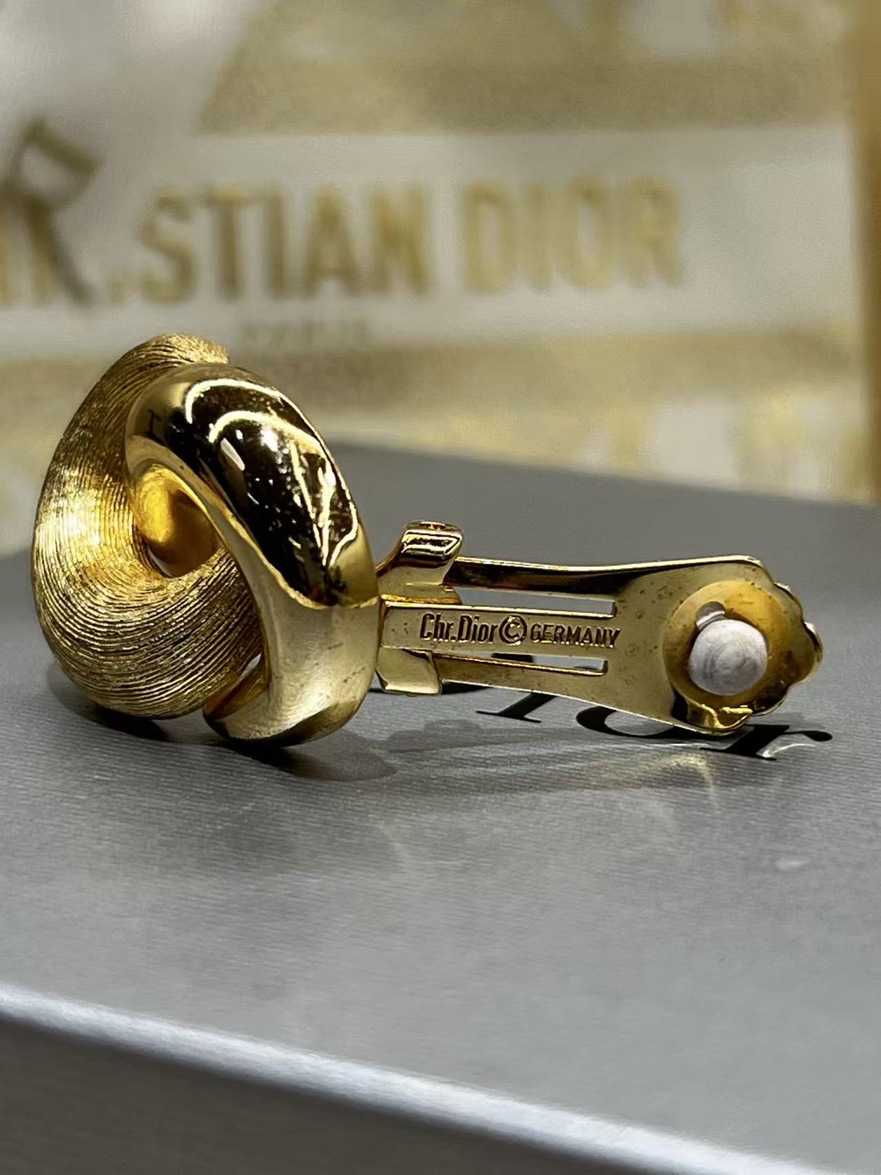 Christian Dior Vintage Love Knot Earrings