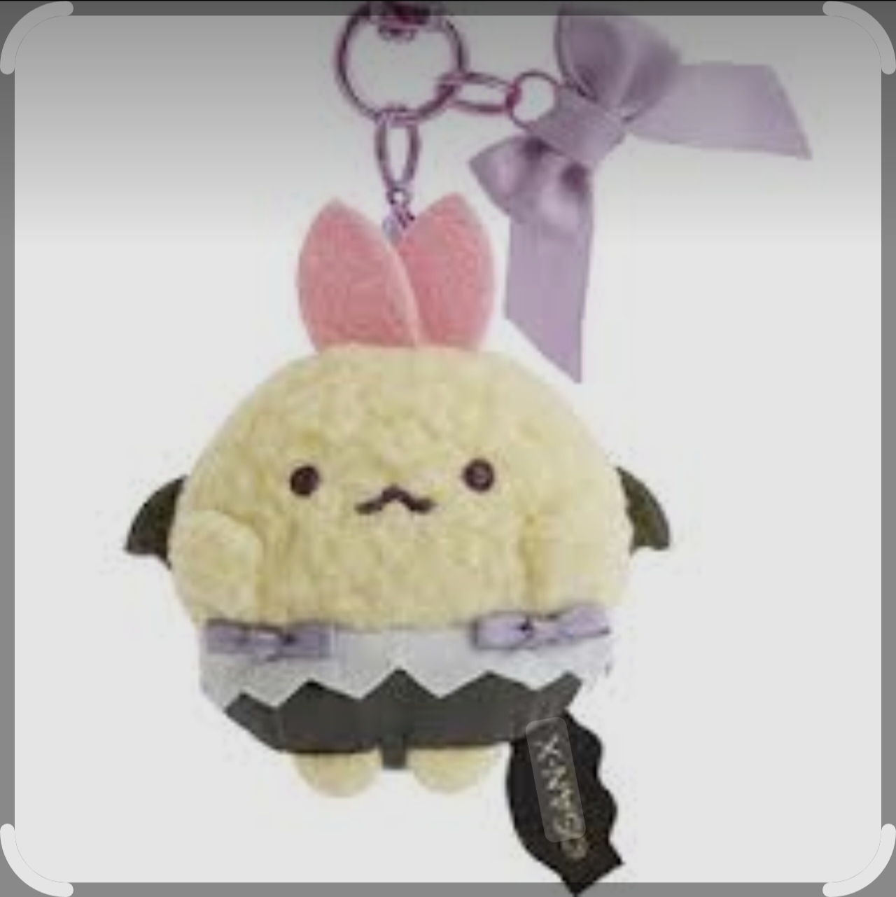 角落小夥伴（Sumikko Gurashi）「炸蝦尾（えびてんのしっぽ）」惡魔造型吊飾公仔