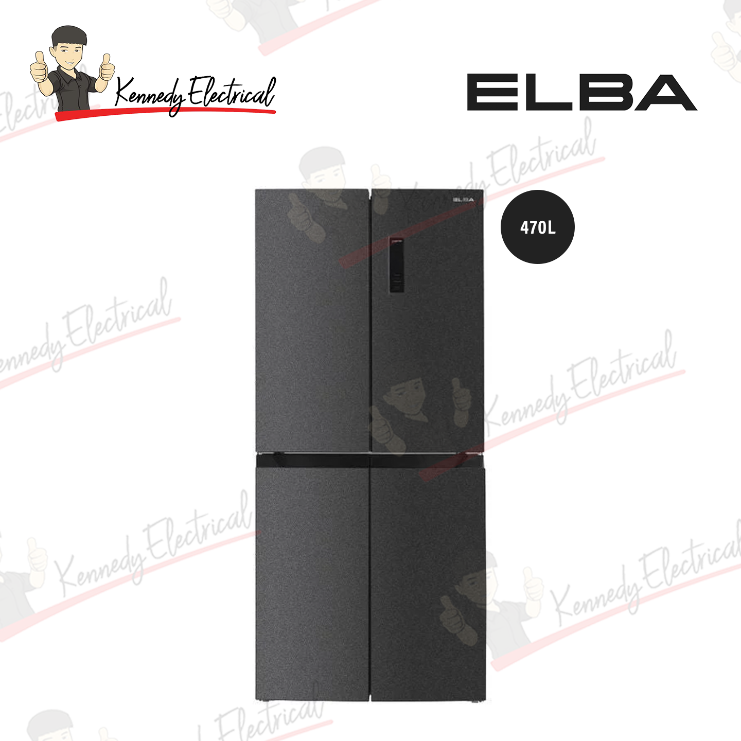 Elba 470L Multi Door Refrigerator EMR-R4798IN(GR)