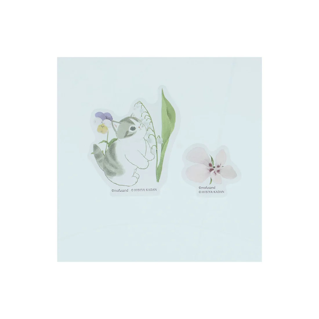 現貨｜mofusand x 日比谷花壇 鯊魚貓 日本製 透明 便利貼 Sticky Notes (S2852837)