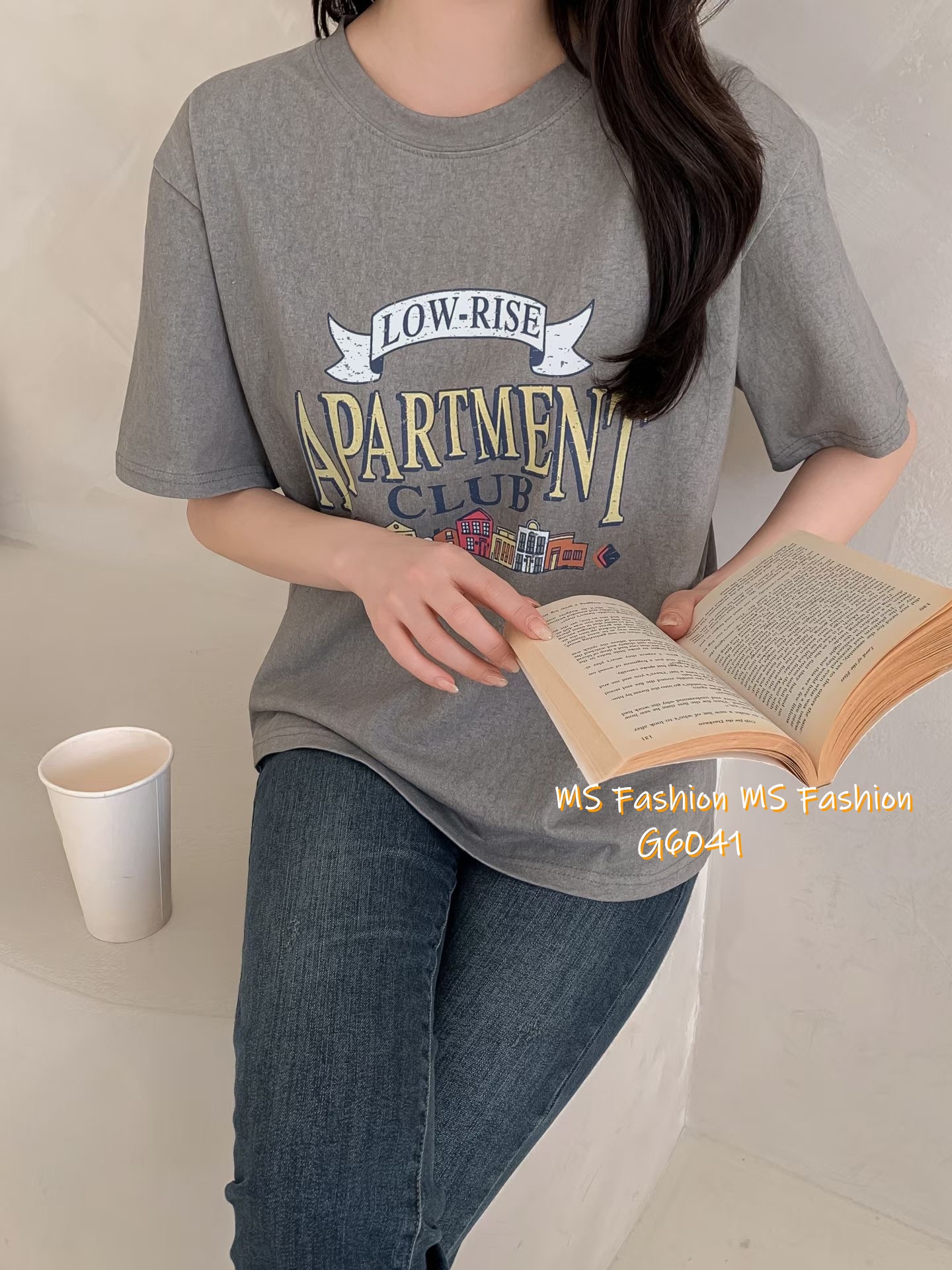 G6041 韓國🇰🇷靚print tee