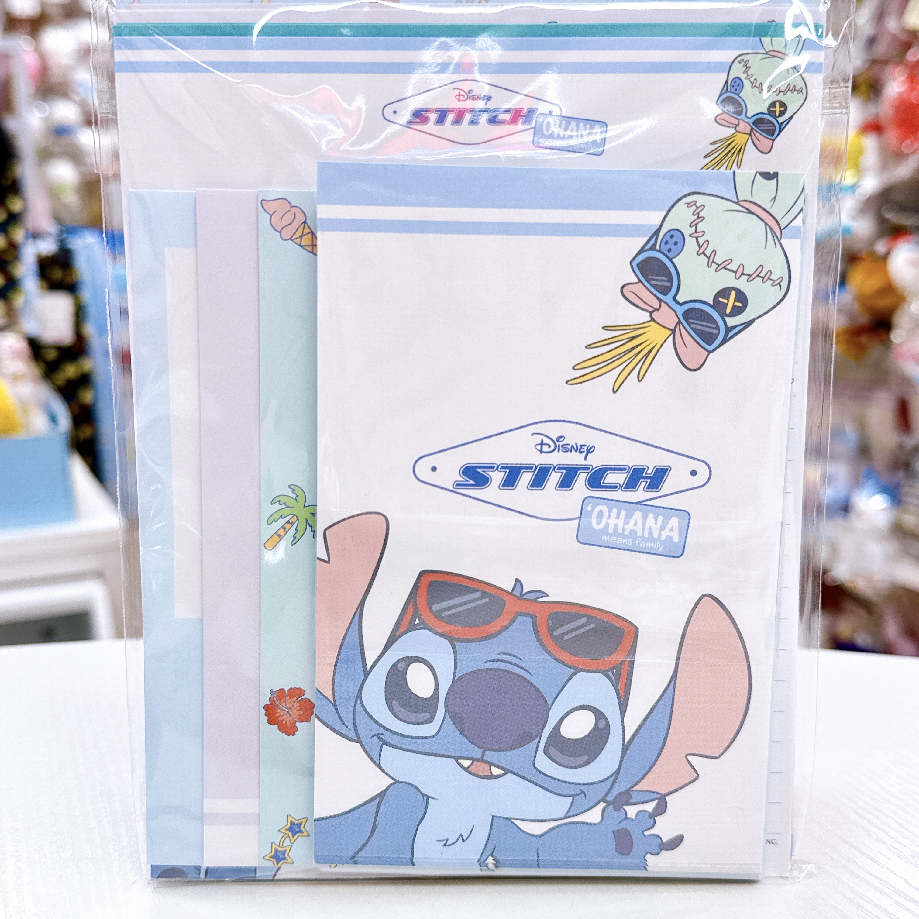 日本版史迪仔摺梳/信紙/Memo