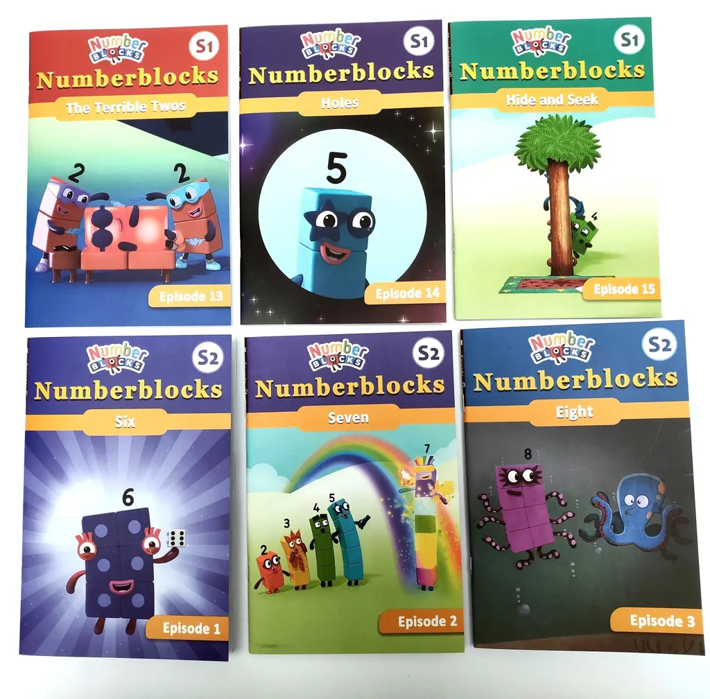《Numberblocks 數字積木》點讀台詞書-第1季+第2季（共30本）/第三季