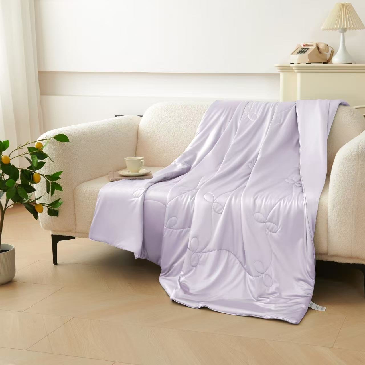 凉感水光被 - 浅紫