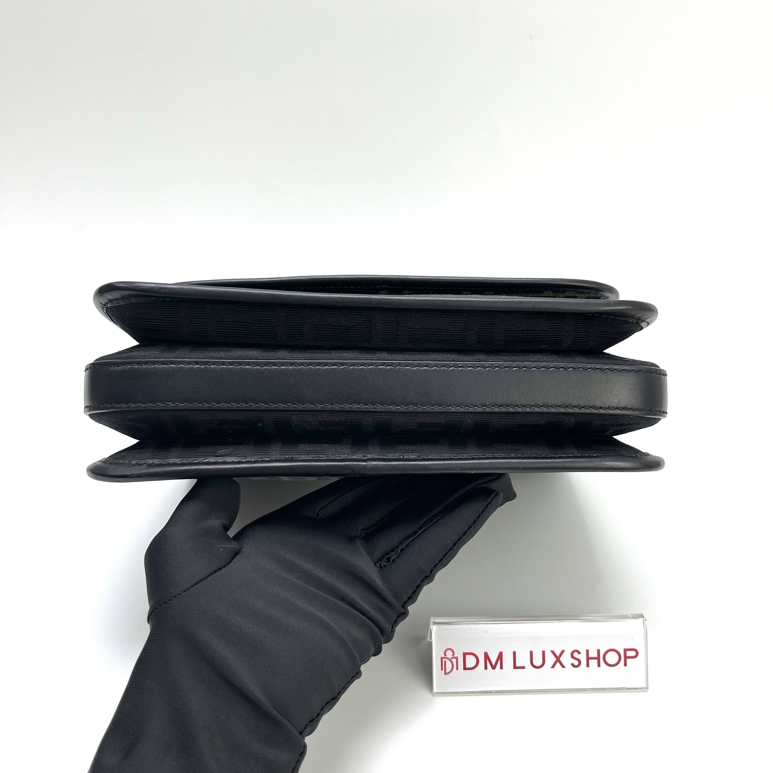 Fendi FF Jacquard Eclissi Messenger Bag