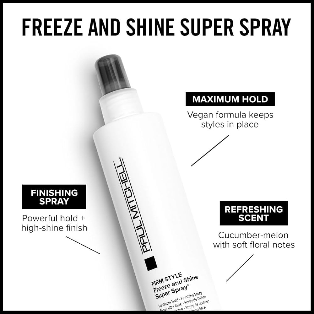 PAUL MITCHELL - Firm Style Freeze and Shine Super Spray 極強順服亮澤噴霧 250ml