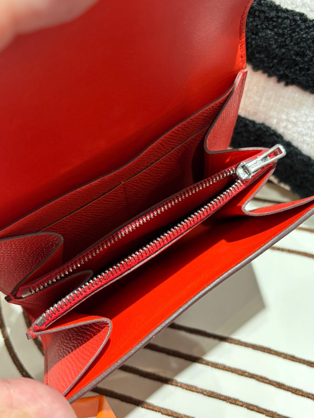 Hermes Constance Wallet Stamp C 100%Authentic, 98%New ✅Box