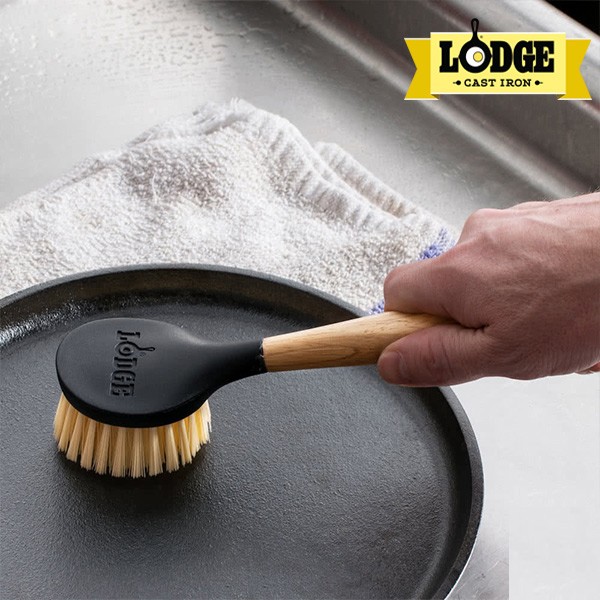 🔥🔥【日本直送《LODGE》鑄鐵鍋專用長柄清潔木刷】