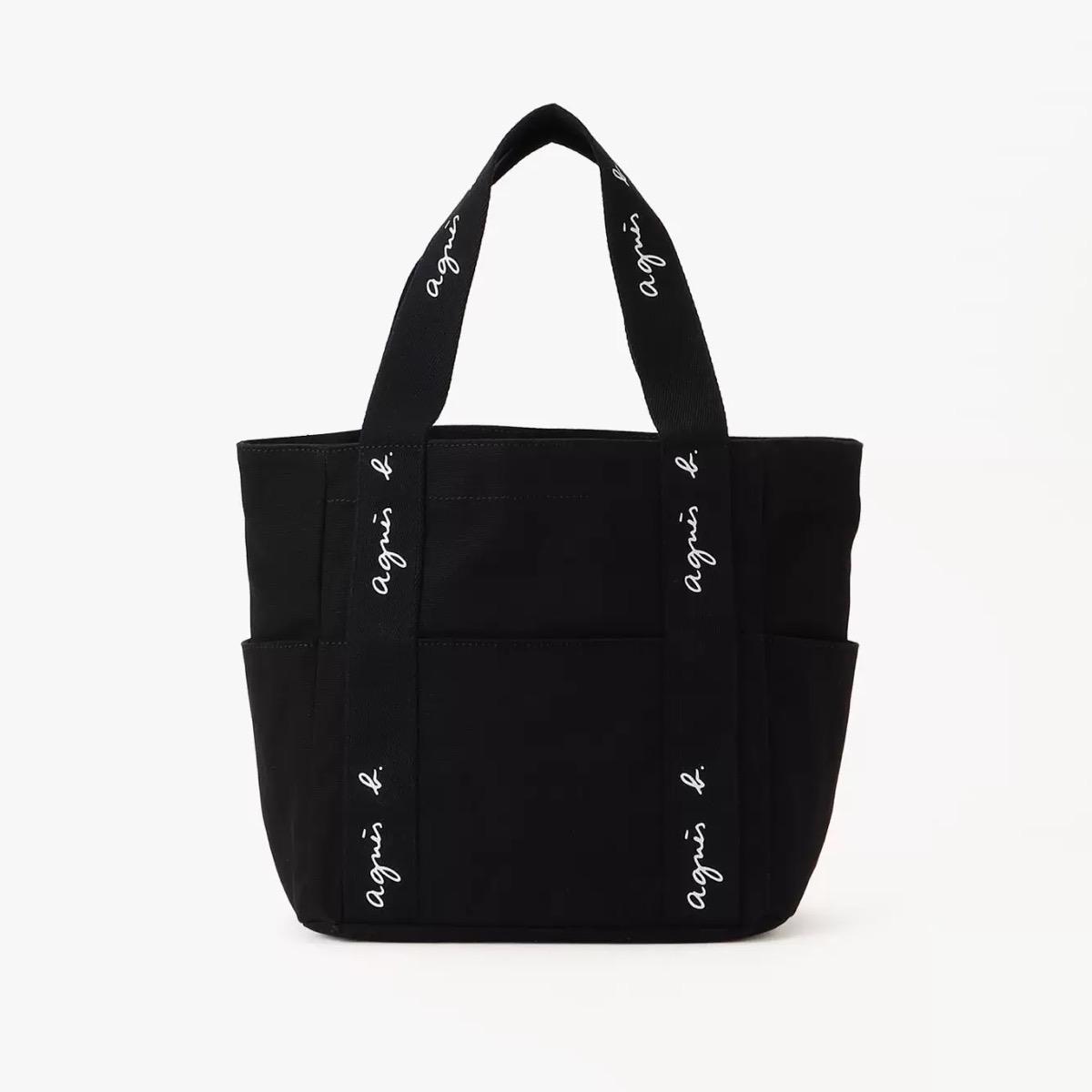 🟥BB00377🟥日本雜誌最新精品 agnès b帆布側孭袋