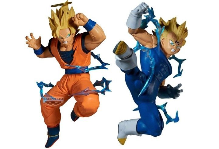 Banpresto, Match Makers Figure: Dragon Ball Z , Super Saiyan 2 Son Goku vs Majin Vegeta 龍珠Z 超級撒亞人2 孫悟空 vs 魔人比達