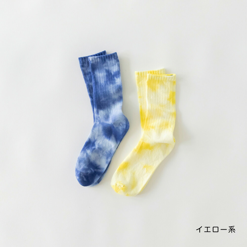 🆕【⭐訂購⭐】🇯🇵日本直送🌀紮染襪子套裝(一套2對)［2款選］🌀[ELBA-0186][260326]