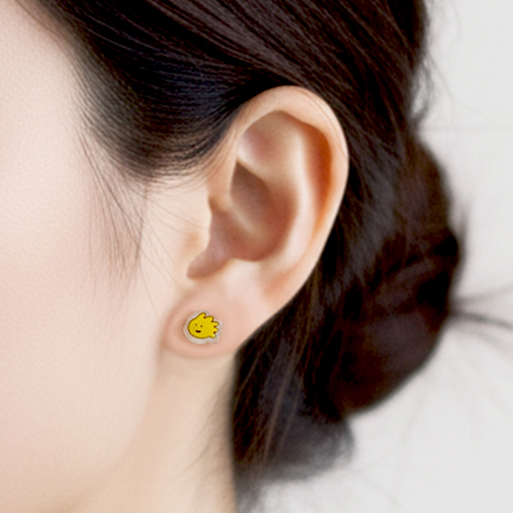 【台灣7-11 預購】JOGUMAN 壓克力耳環（ANKYLO款）