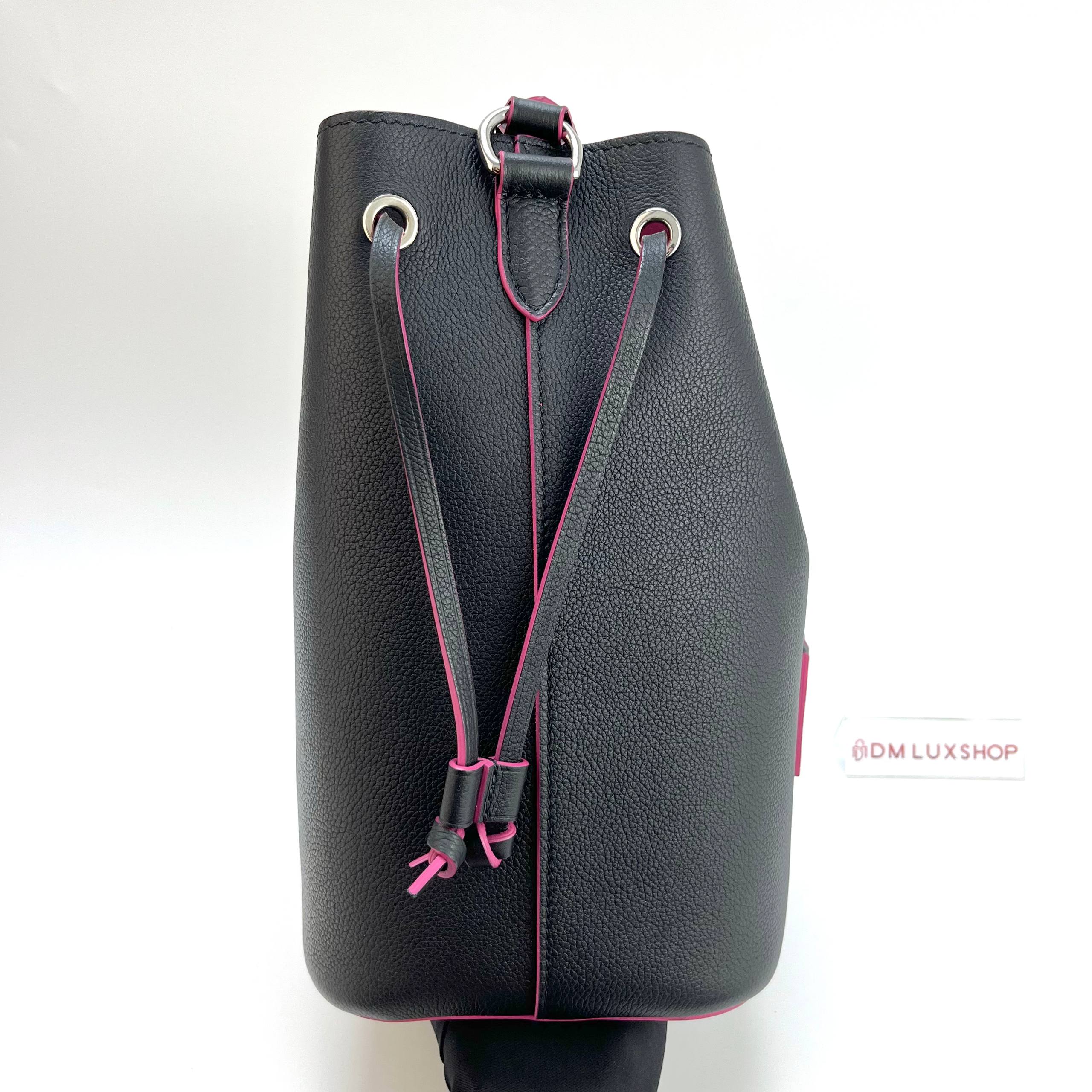 LV Lockme Bucket Bag Black SHW