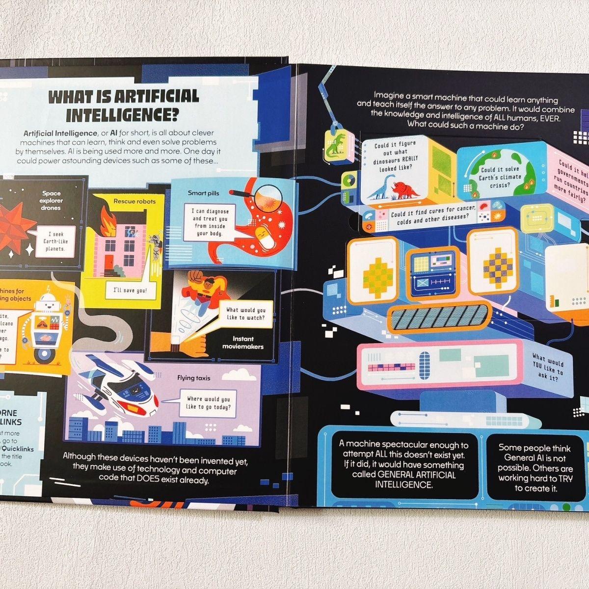 Usborne AN USBORNE FLAP BOOK SEE INSIDE USBORNE ARTIFICIAL INTELLIGENCE