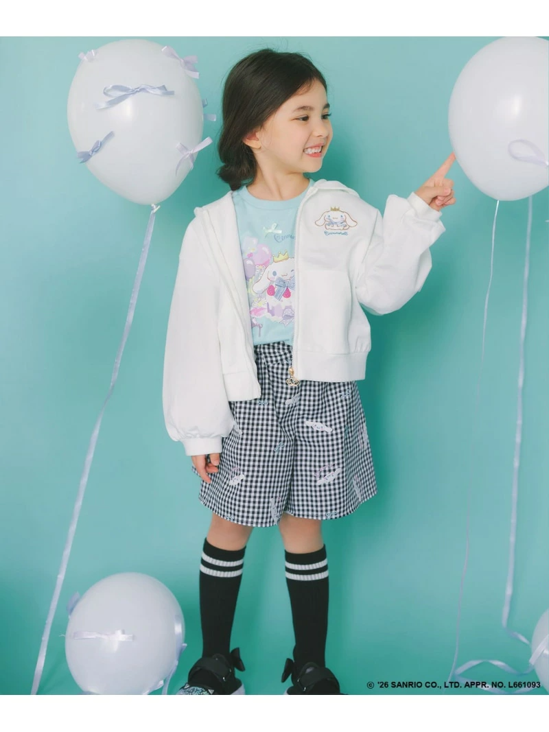 🆕【⭐訂購⭐】 🇯🇵日本直送 🌀#Cinnamoroll x ANY KIDS 刺繡 #玉桂狗 造型連帽外套🌀[ELCA-0087][260404]