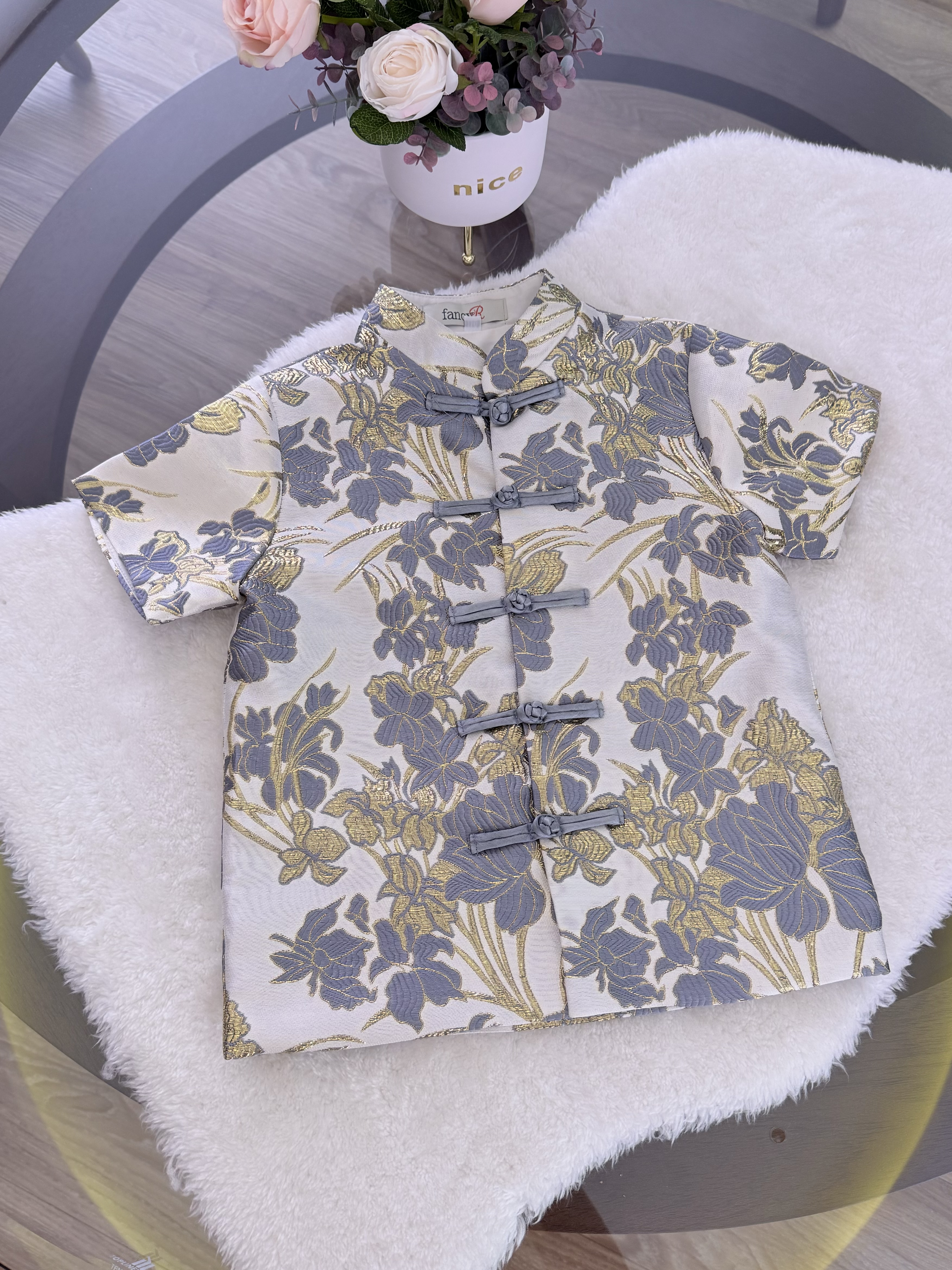 Andrea Oriental Shirt (Little Boy/Son)