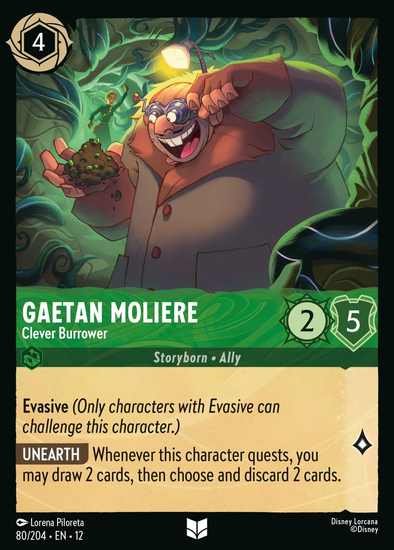Gaetan Moliere - Clever Burrower | Set12-80 | Foil