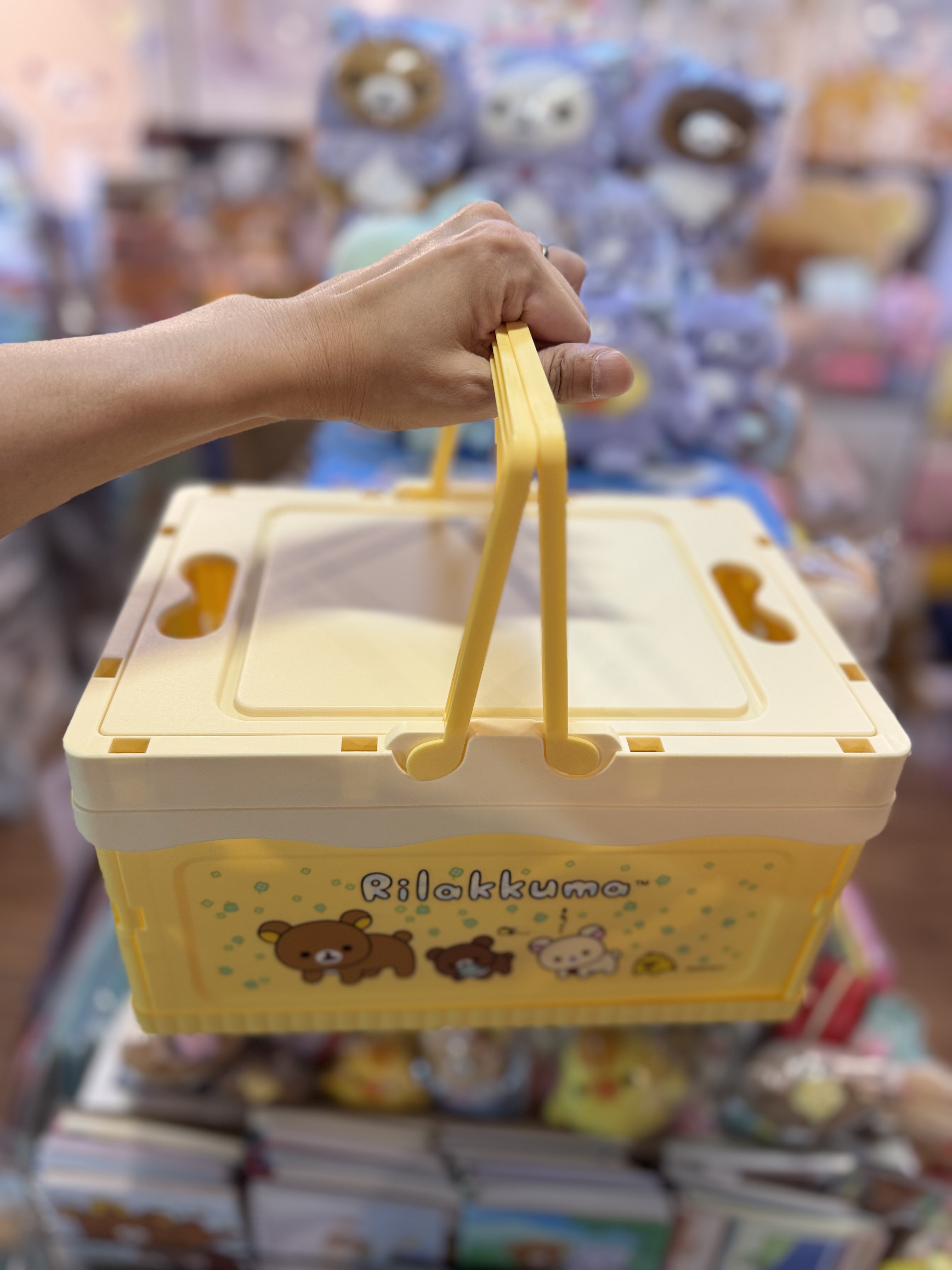 《現貨》全新Rilakkuma摺疊式收納盒
