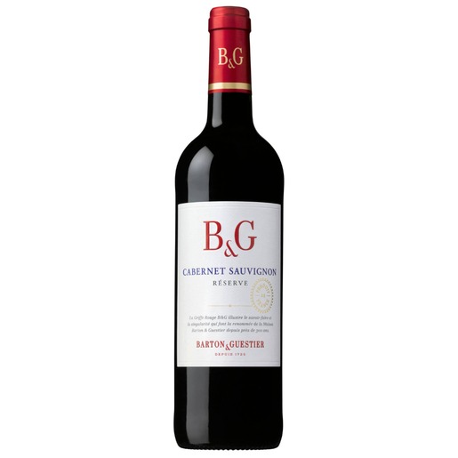 B&G 珍藏系列赤霞珠法國紅酒 Barton C Guestier Réserve Cabernet Sauvignon 2019-France
