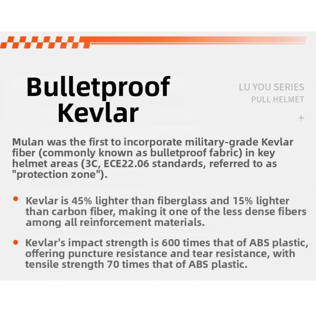 MULAN 739 FIBREGLASS Adventure Helmet | Bulletproof Kevlar | Photochromic Visor | ECE Approved