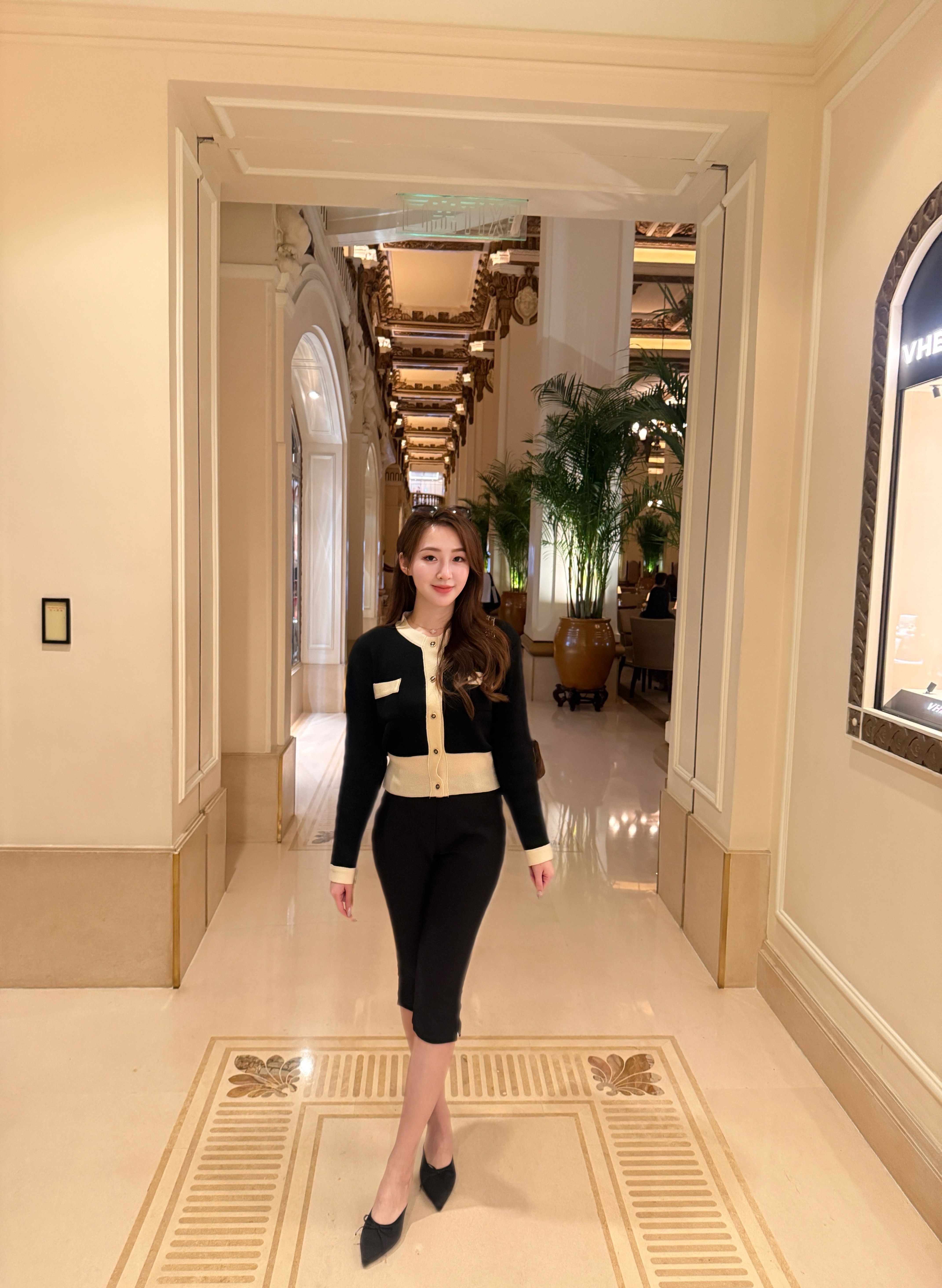 Parisian Chic 拼色小香風針織外套 *Special price*