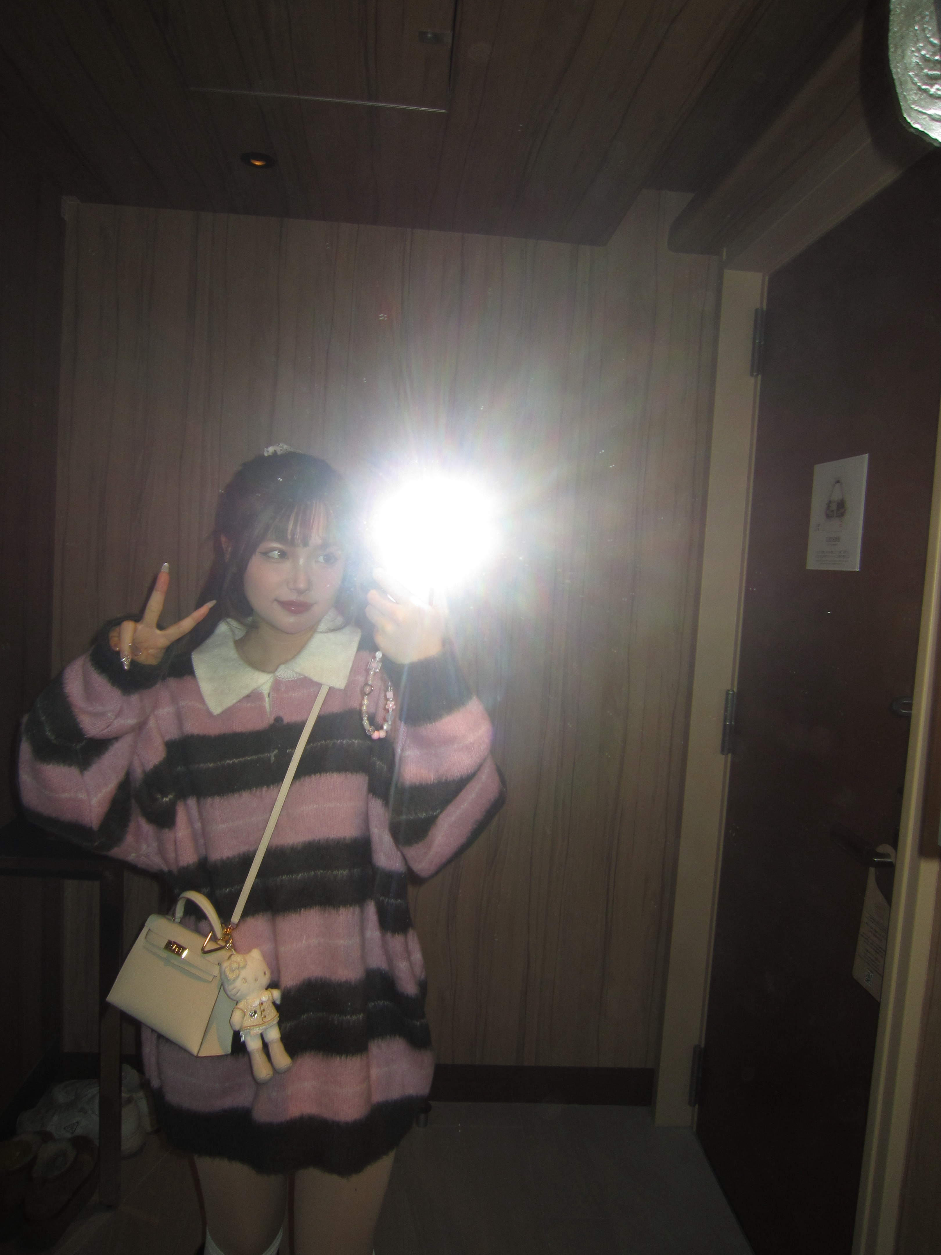 優惠快閃✨韓國間條反領針織毛衣 （4色）