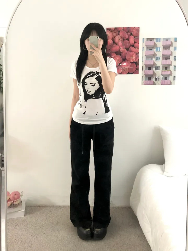 Hooded Slim-Fit Graphic Tee