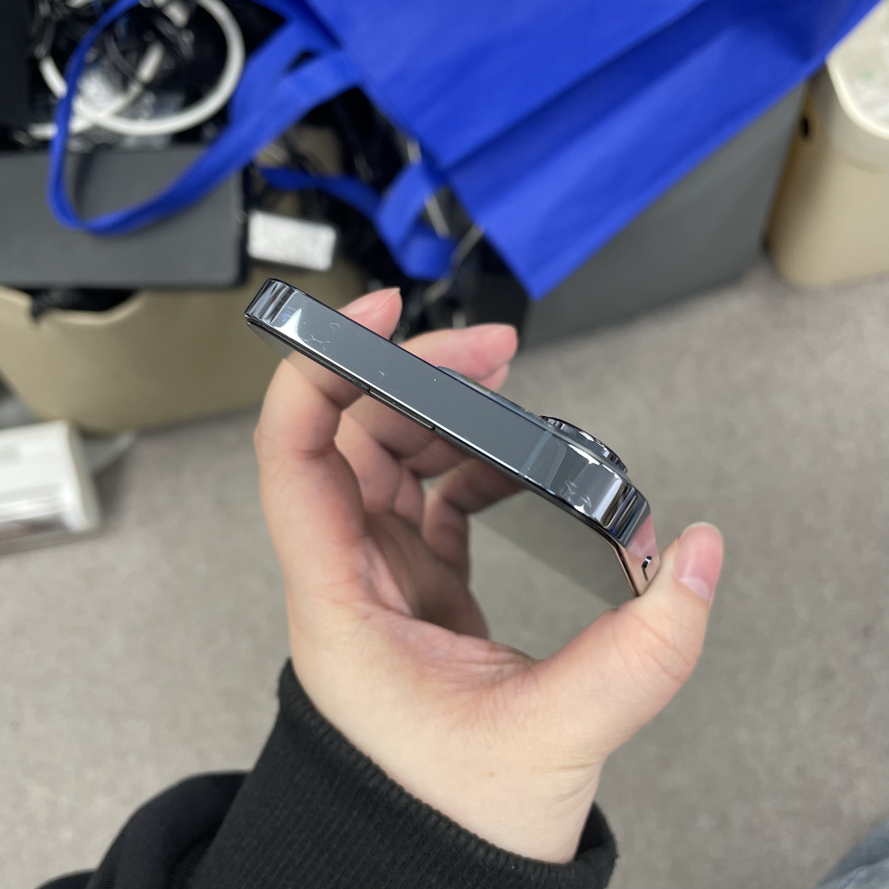 *5942 13 pro 靚機 128GB 電71 藍色 blue 代用mon