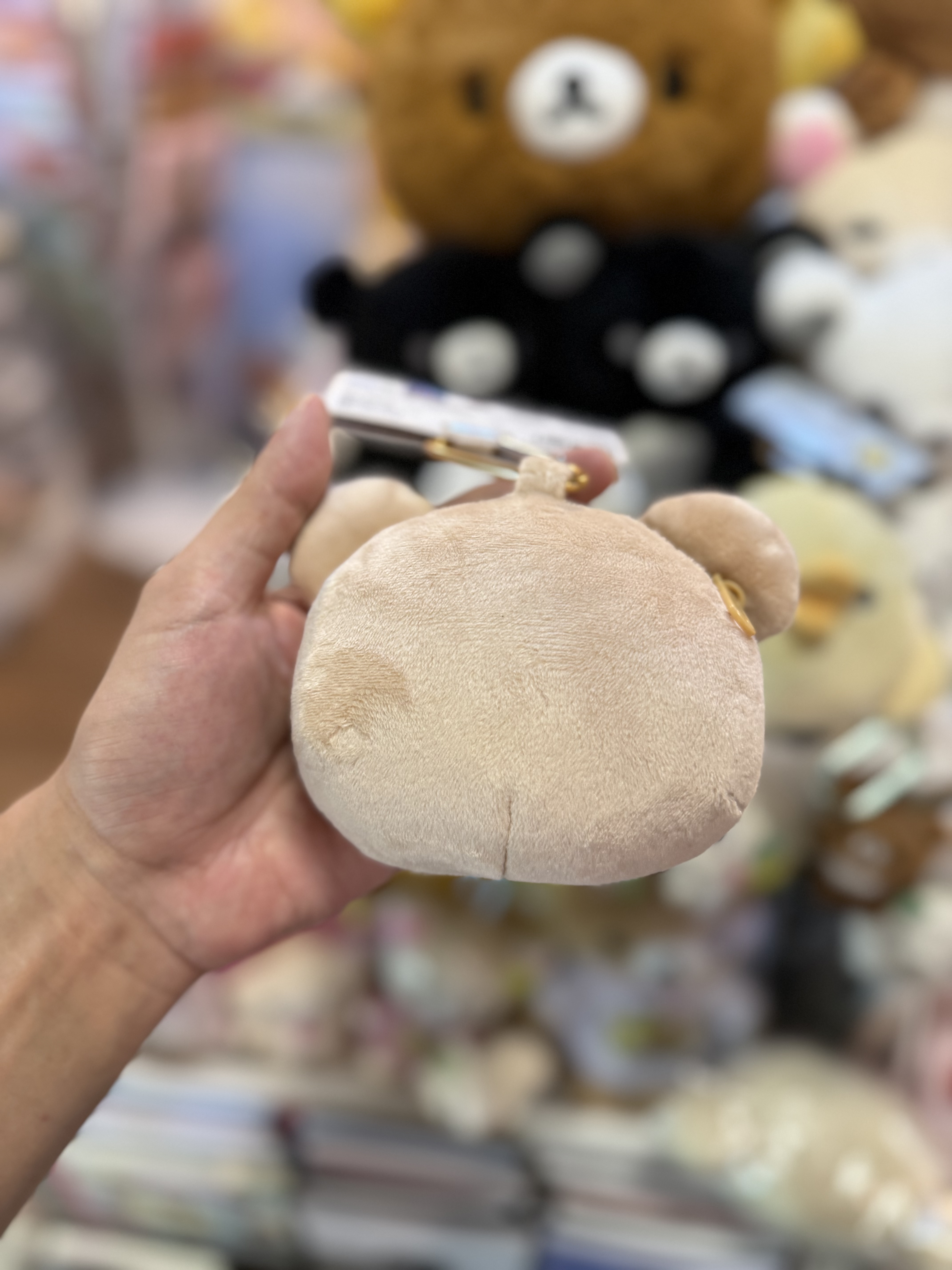 《現貨》全新Rilakkuma 毛毛小物袋掛飾
