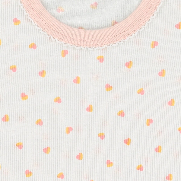 🇯🇵預訂 日本直送🇯🇵吸水速乾系列愛心花卉滿印純棉短袖包屁衣三件套