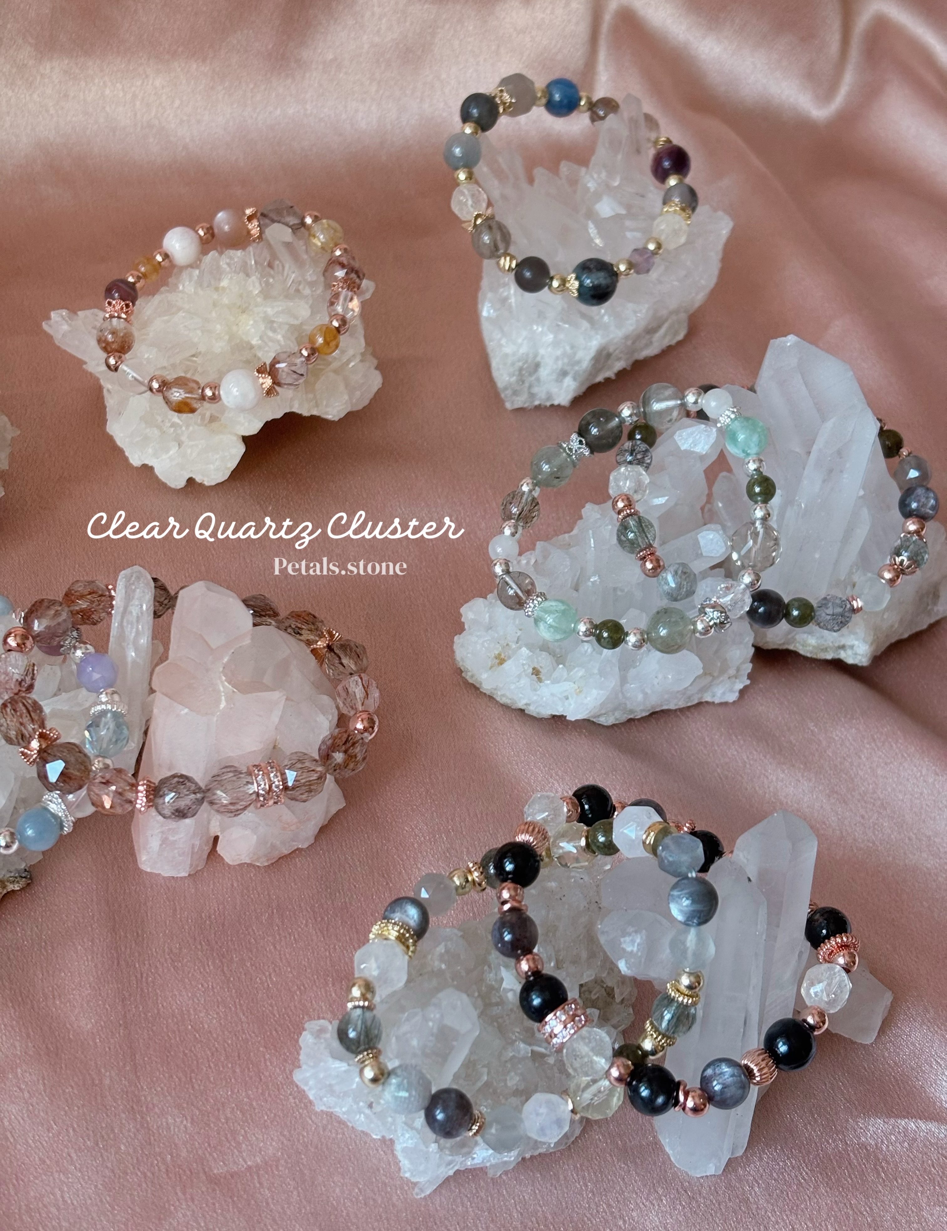 🤍Clear Quartz Cluster | 精緻白晶簇📎