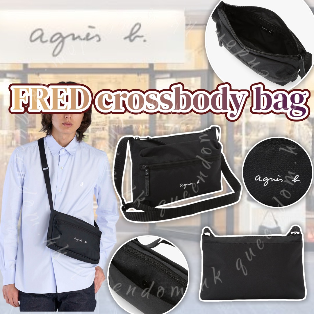💯Agnes b FRED crossbody bag 斜揹袋