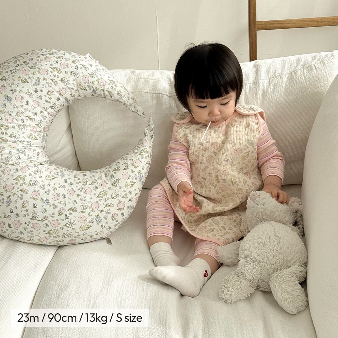 DOTTODOT Air Layer棉系列-花叢兔兔睡眠馬甲