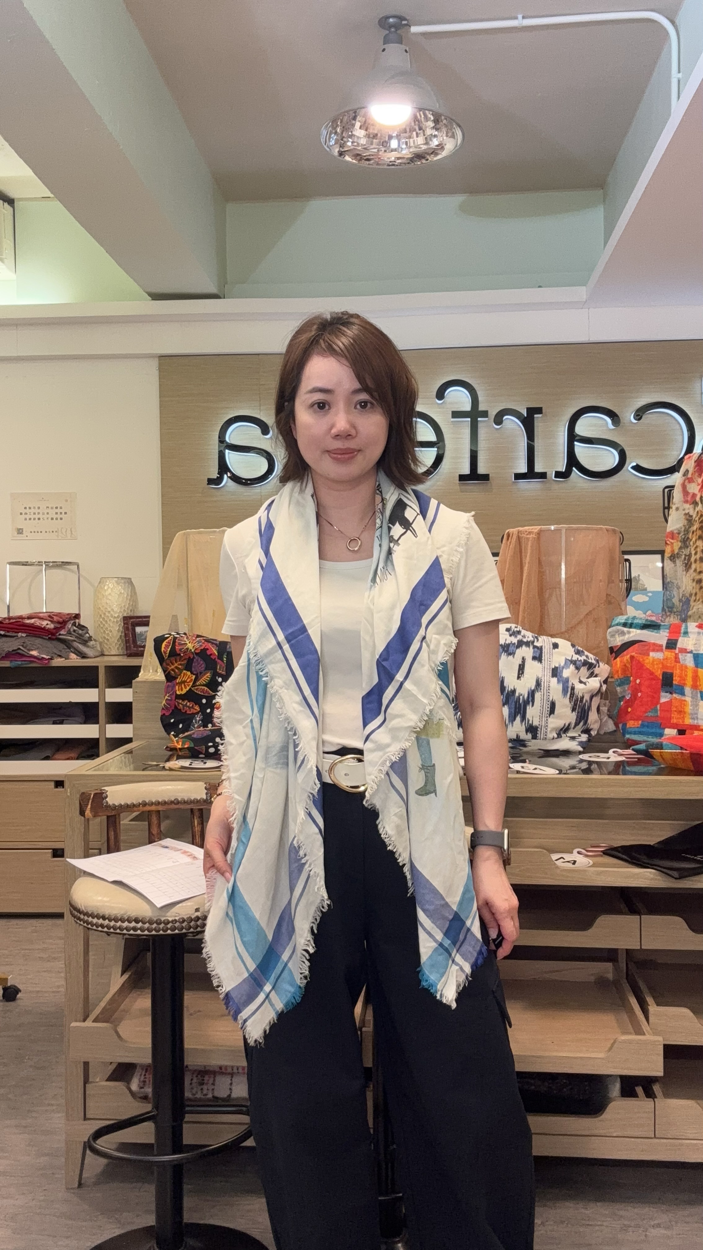 [訂購] A27 印度手工刺繡 Scarf