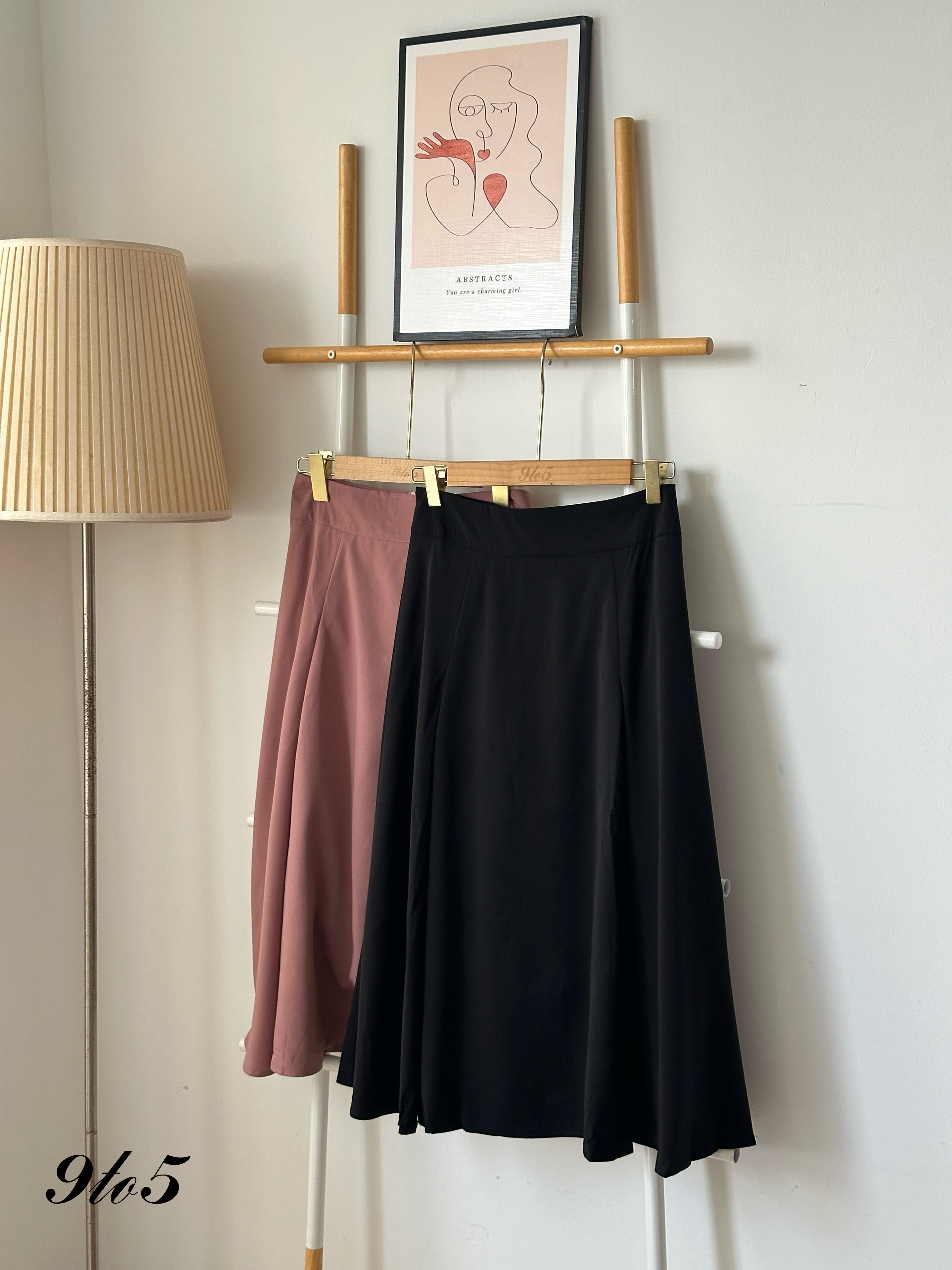 S1794 A Line Long Skirt - 3 Colors