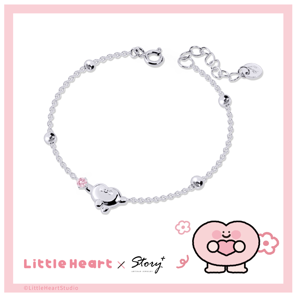 📦訂購 台灣限定 STORY 故事銀飾 Little Heart經典系列 小心臟晶鑽純銀手鏈