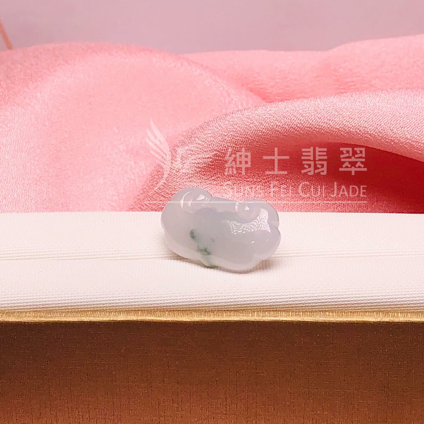 冰化地飄花長命百歲鎖