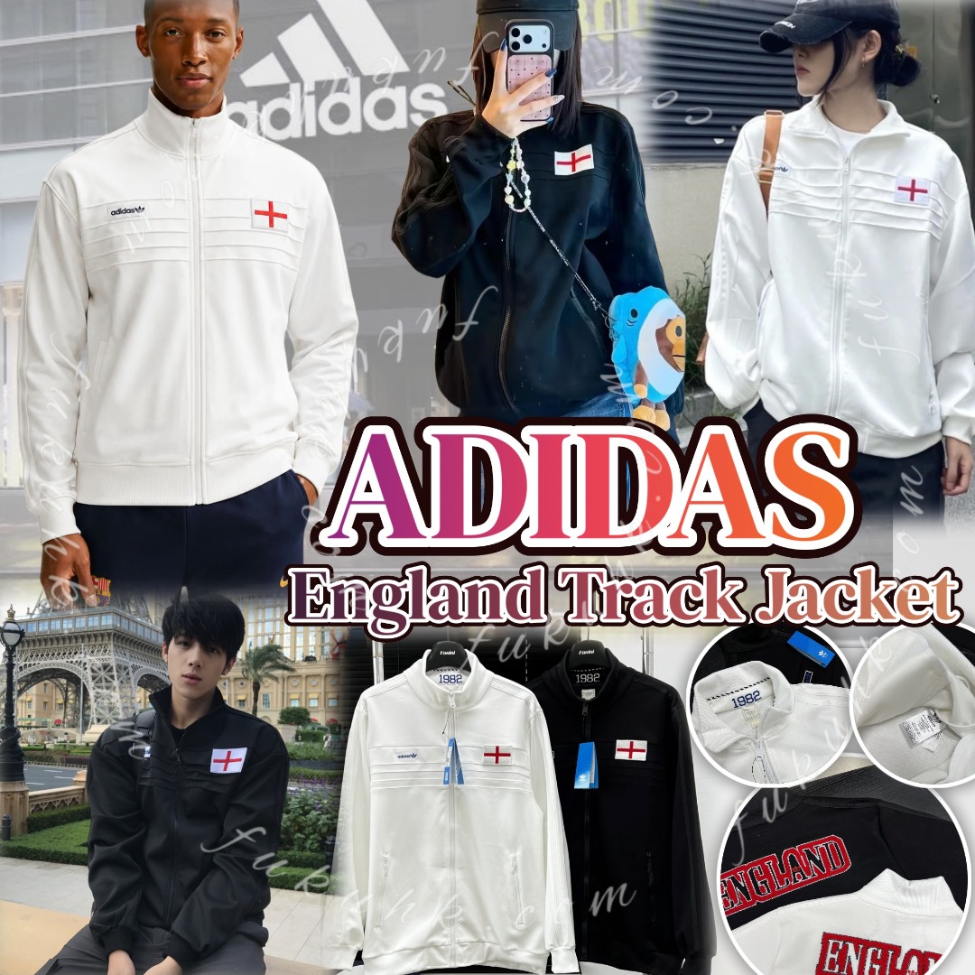 ADIDAS England Track Jacket 立領拉鍊外套