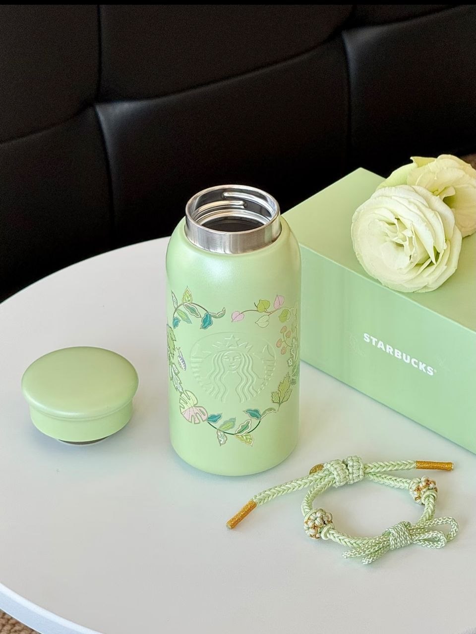 星巴克春序纹样系列 『小巧奶瓶造型保温杯』🇨🇳