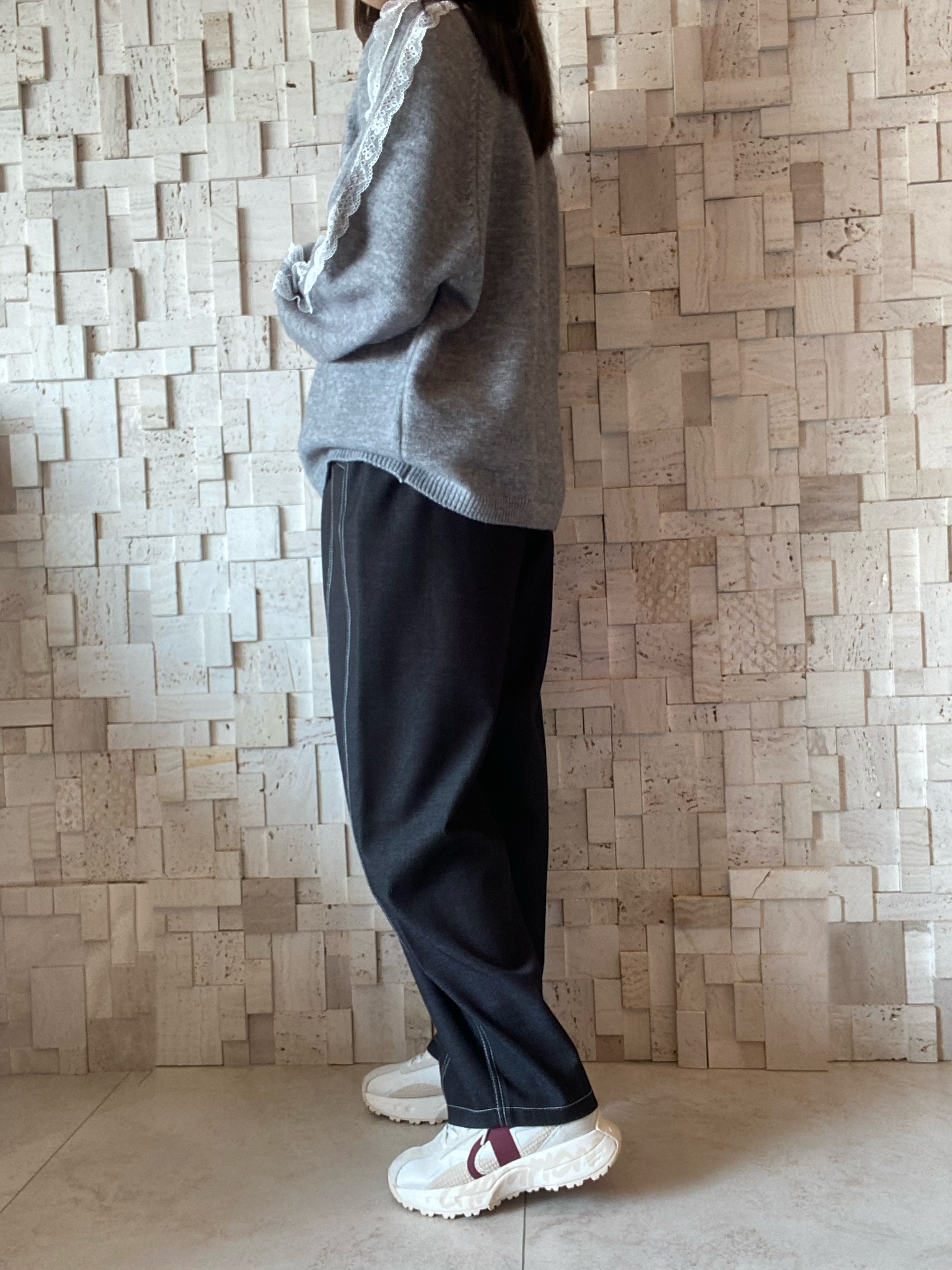 #2065 喱士邊針織Top