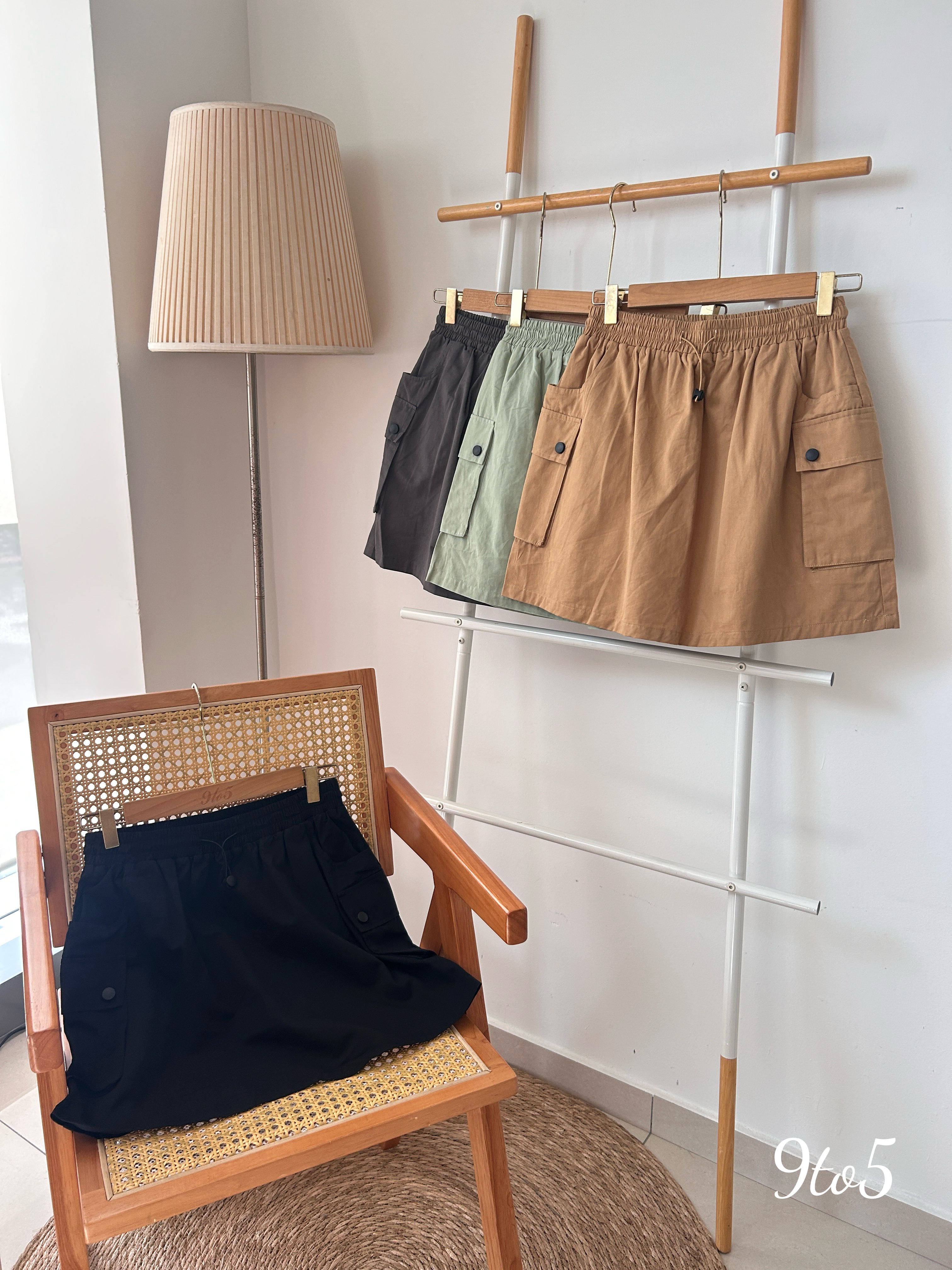 S1771 Cargo Short Skirt - 4 Colors