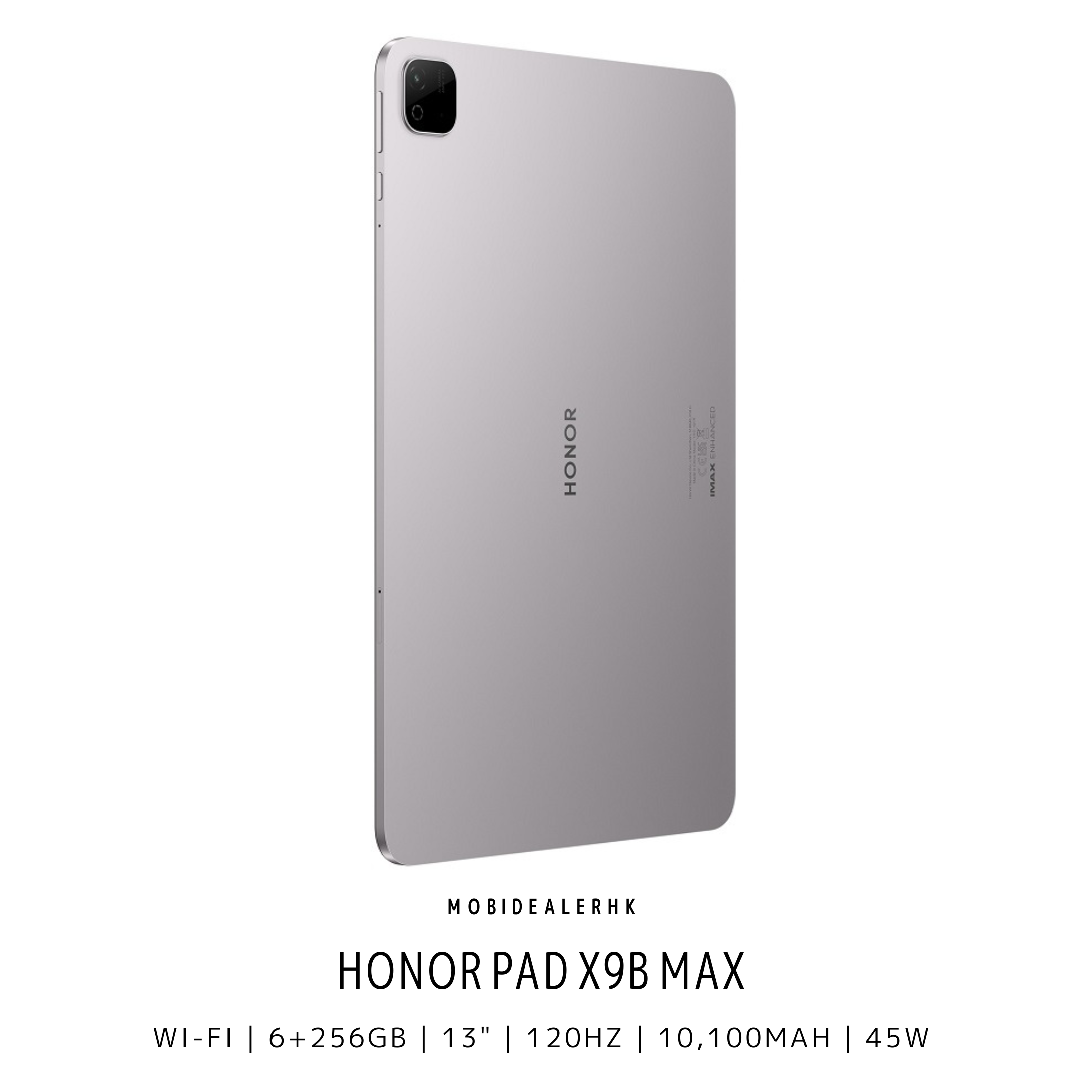 Honor Pad X9B Max | 榮耀 Pad X9b Max | WiFi | 平板電腦 | 13" 2.5K 護眼大屏 | 10100mAh 超大電池