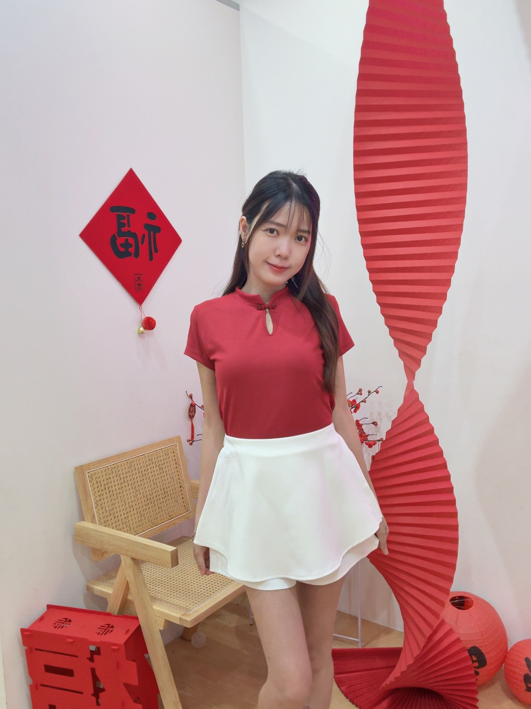 新中式立领盘扣纯棉短上衣 R2958