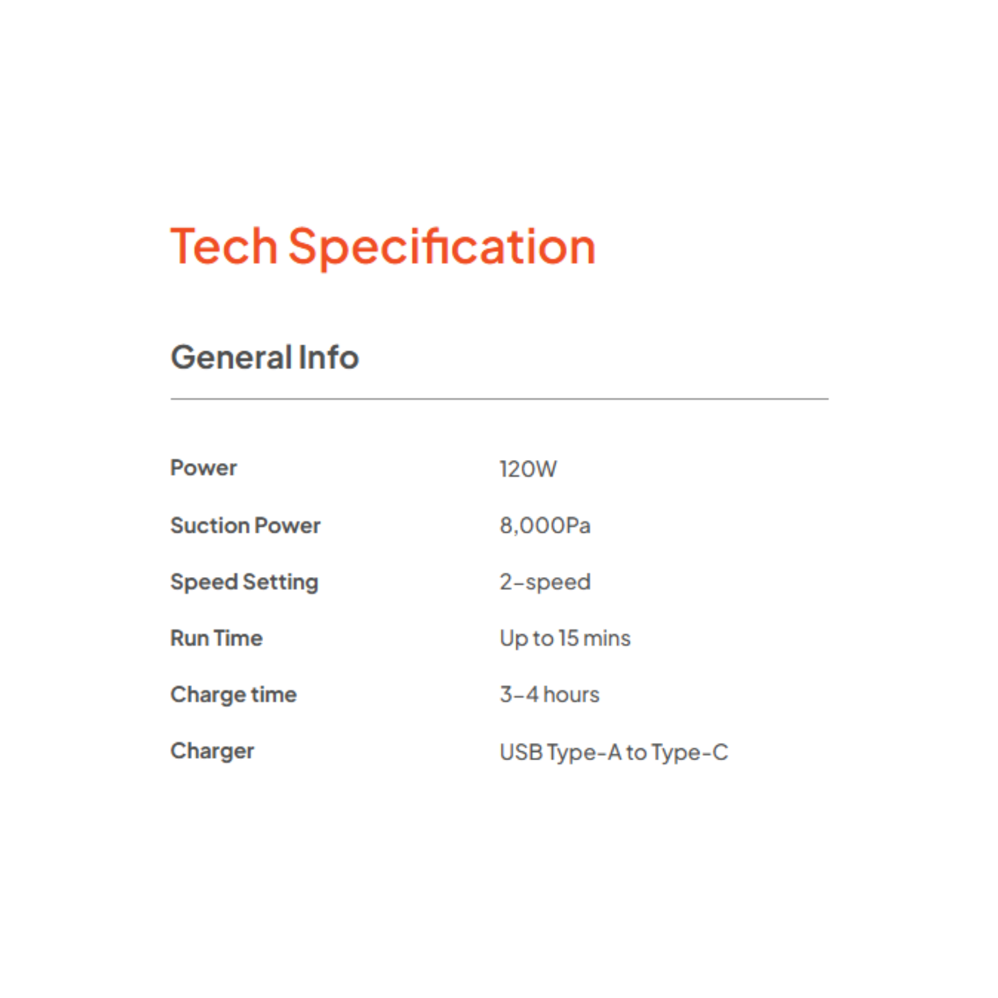 Russell Taylors 8000Pa Cordless Car Vacuum (X4)