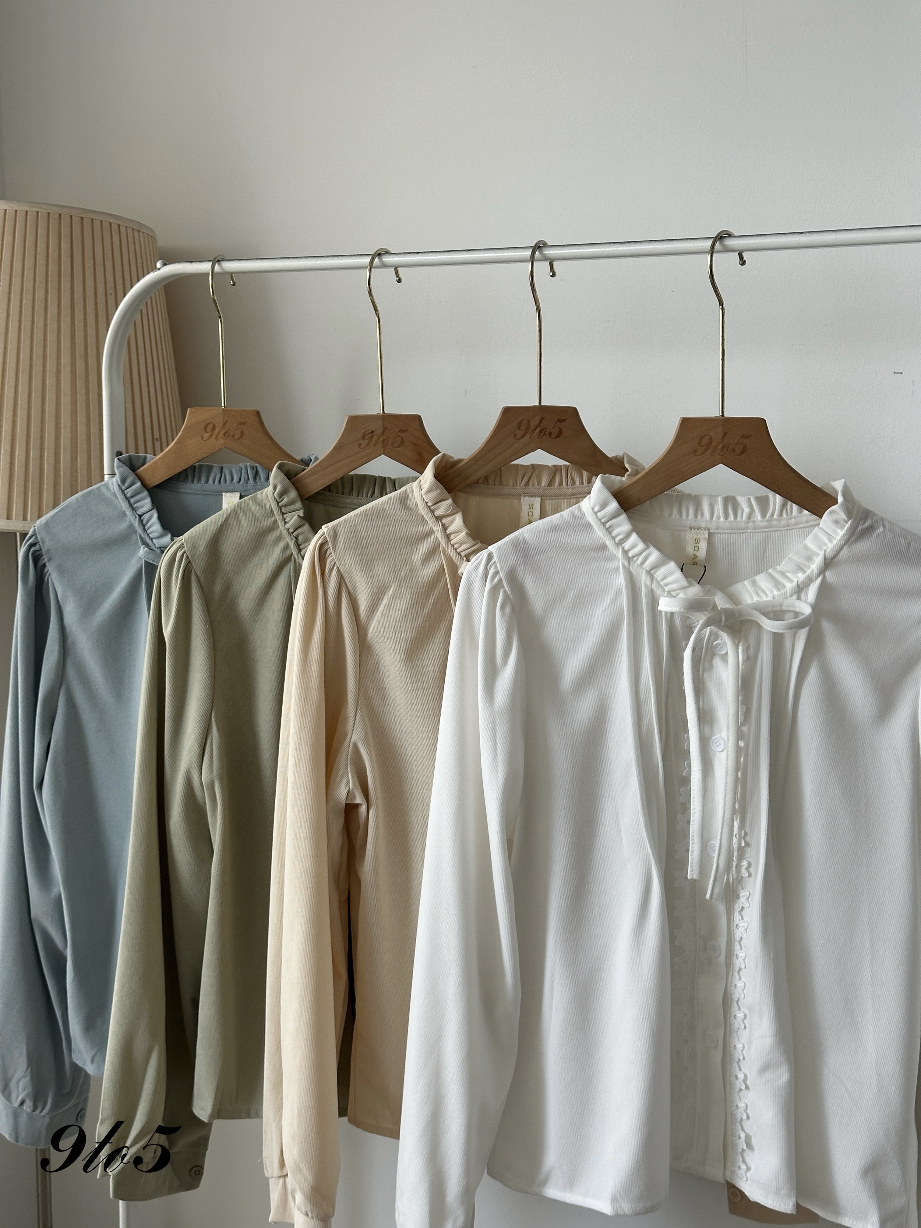 T4093 Bow-tie Ruffle Top - 4 Colors 