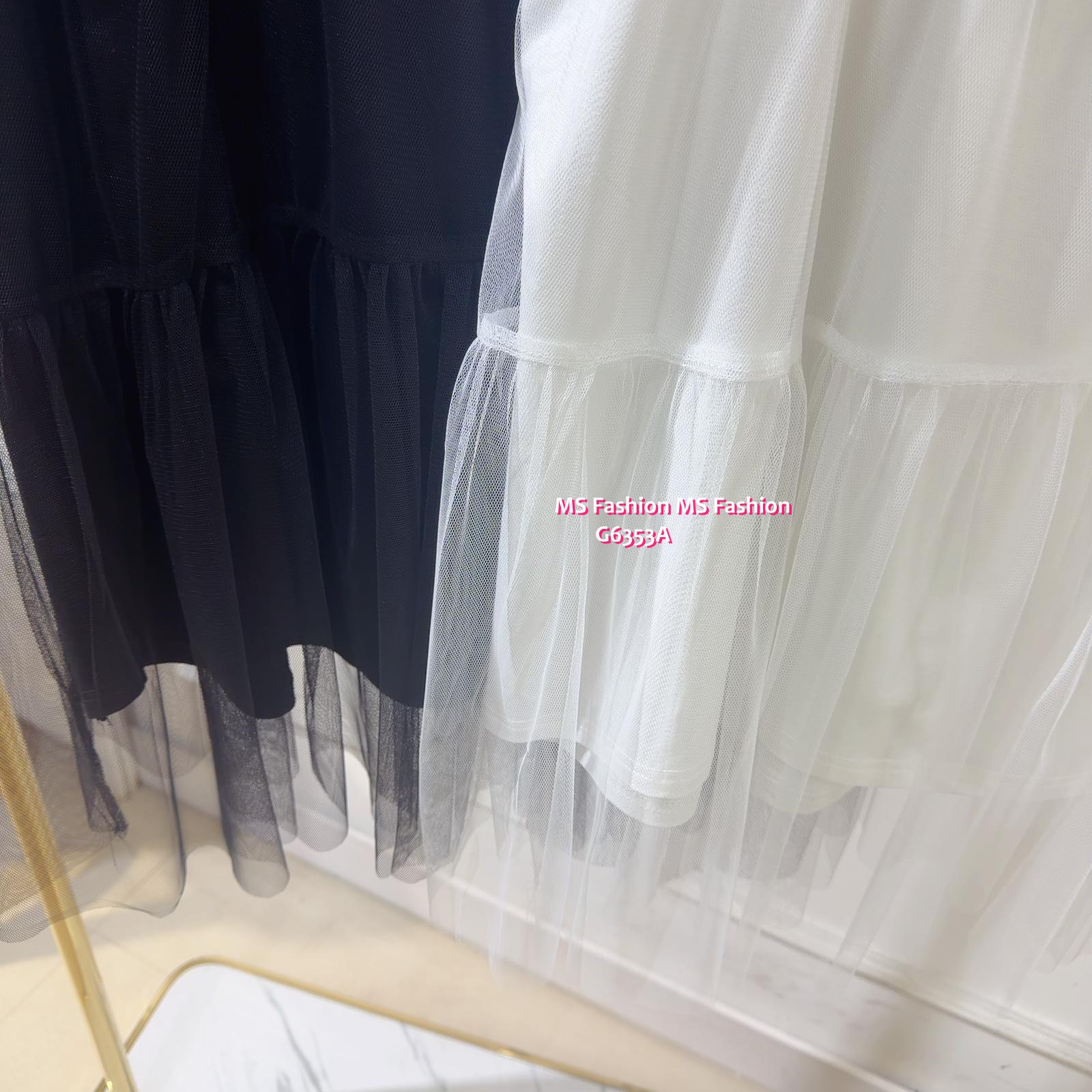 G6353 簡約透紗背心